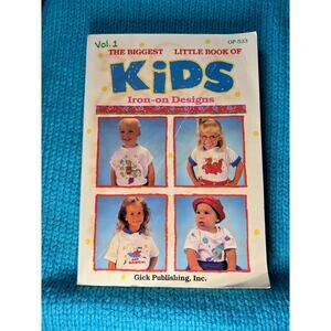 the biggest little book of kids iron on designs book